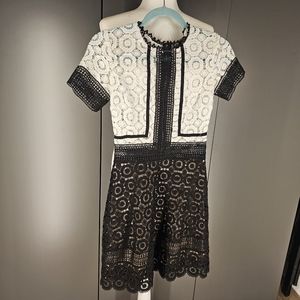 Aqua Embroidered Dress